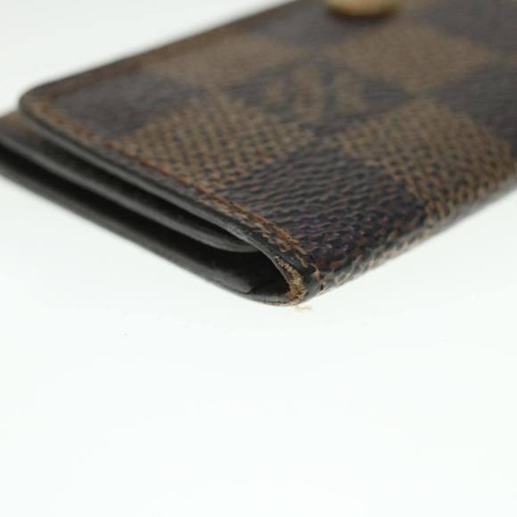 LOUIS VUITTON Damier Ebene Multi Cles 4 Key Case N62631 LV Auth 55068 - Picture 15 of 16